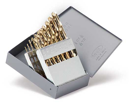 DRILL SET 1/16-1/2 X 32ndS 15PC, JBR LGTH 135PT, COB, HD, MS99153  TITAN USA  SKU TITUS1-MS99153