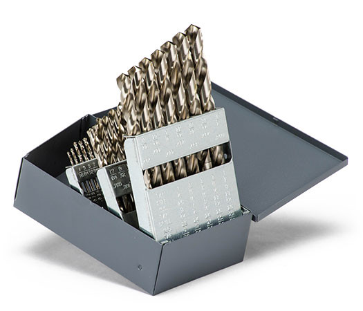 DRILL SET 1/16-1/2 X 64THS 29PC JBR LGTH 118PT, HSS, BRT, MS99028  TITAN USA  SKU TITUS1-MS99028