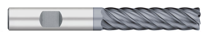 END MILL 5/8 6FL SE VI CR-.030 W/FL, CARB, ALCRO-MAX, TC61289  TITAN USA  SKU TITUS1-TC61289