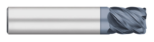 END MILL 1/4 SE 5F STUB 45 CR-.020, CARB, ALTIN, TC61716  TITAN USA  SKU TITUS1-TC61716