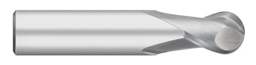 END MILL 3/16 2FL SE BALL, STUB CARB, TC10312  TITAN USA  SKU TITUS1-TC10312