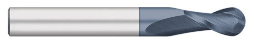 END MILL 1/8 2FL SE BALL LONG, CARB ALTIN, TC16108  TITAN USA  SKU TITUS1-TC16108