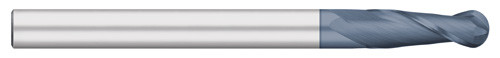 END MILL 1/8 2FL SE BALL EX-LONG, CARB ALTIN, TC18108  TITAN USA  SKU TITUS1-TC18108