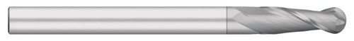 END MILL 1/4 2FL SE BALL, EX-LONG, CARB TICN, TC98016  TITAN USA  SKU TITUS1-TC98016