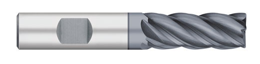 END MILL 1" 5FL SE VI W/FL CR-.250, CARB, ALCRO-MAX, TC26690  TITAN USA  SKU TITUS1-TC26690