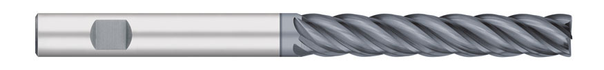 END MILL 5/8 5FL SE EX-LONG VI W/F CR-.030, CARB, ALCRO-MAX, TC28008  TITAN USA  SKU TITUS1-TC28008