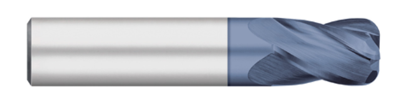 END MILL 3/16" 4FL SE STUB CR -.015, CARB, ALTIN, TC73910  TITAN USA  SKU TITUS1-TC73910