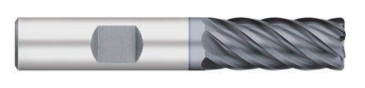 END MILL 1/2 6FL SE VI CR-.030 W/FL, CARB, ALCRO-MAX, TC67184  TITAN USA  SKU TITUS1-TC67184