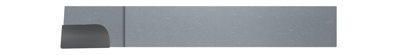 0.238" BRAZED INSERT WIDTH X 0.6250" (5/8) SHANK HEIGHT X 4.00" (4) OVERALL LENGTH X 0.015" (1/64) CORNER RADIUS - CARBIDE TIPPED BRAZED AR STYLE RIGHT HAND,AR-10  MICRO 100  SKU MIC100-AR-10