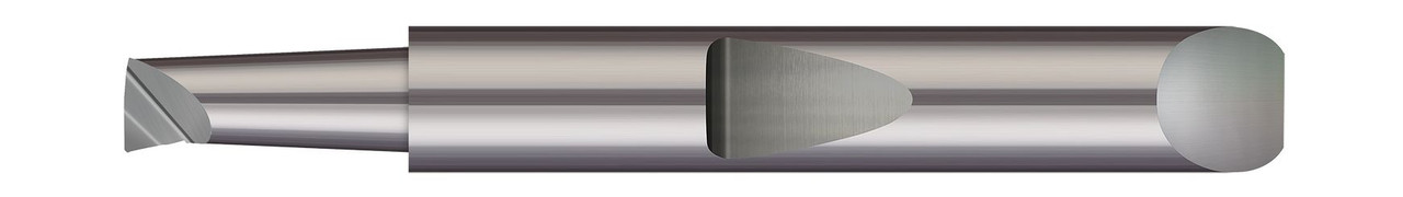 QUICK CHANGE - RIGHT HAND - 1.000" (1) MAX BORE DEPTH X 0.1740" TOOTH WIDTH X 0.0290" PROJECTION X 2.50" (2-1/2) OVERALL LENGTH X 0.008" CORNER RADIUS - ALTIN COATED,QBM-4601000X  MICRO 100  SKU MIC100-QBM-4601000X