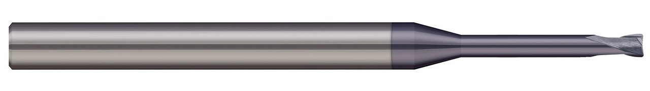 2 FL - 4.000 MM CUTTER DIA X 0.25 MM RADIUS X 4.00 MM LOC X 15.00 MM REACH - ALTIN COATED,MMRM-040-15X  MICRO 100  SKU MIC100-MMRM-040-15X