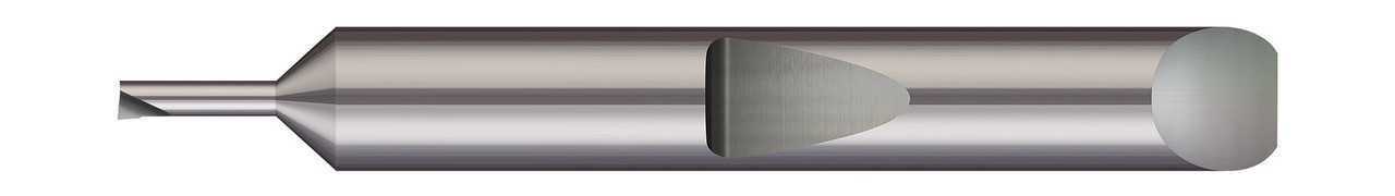 QUICK CHANGE - RIGHT HAND - 0.0180" MIN BORE DIA X 0.075" MAX BORE DEPTH X 0.0250" TOOTH WIDTH X 0.0020" PROJECTION X 1.50" (1-1/2) OVERALL LENGTH ,QMBB-020075  MICRO 100  SKU MIC100-QMBB-020075