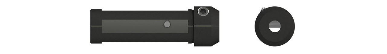 QUICK CHANGE - 0.3750" (3/8) BORE DIA X 16.000 MM SHANK DIA X 2.80" OVERALL LENGTH X 1.000" (1) COLLAR DIA ,QTHM-616  MICRO 100  SKU MIC100-QTHM-616