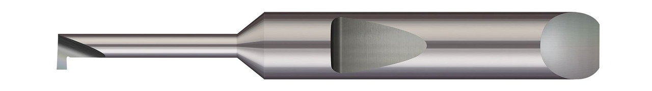 QUICK CHANGE - RIGHT HAND - 0.1200" MIN BORE DIA X 0.750" (3/4) MAX BORE DEPTH X 0.0200" TOOTH WIDTH X 0.0400" PROJECTION X 2.00" (2) OVERALL LENGTH - ALTIN COATED,QMRR-020-750-120X  MICRO 100  SKU MIC100-QMRR-020-750-120X