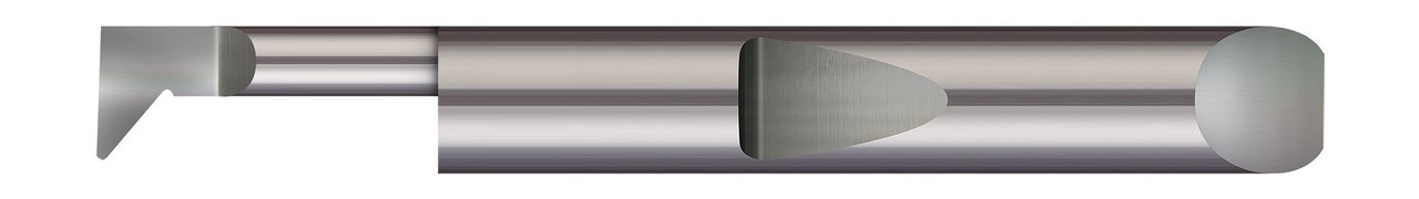 QUICK CHANGE - RIGHT HAND - 0.4600" MIN BORE DIA X 1.800" MAX BORE DEPTH X 0.1260" TOOTH WIDTH X 0.1500" PROJECTION X 3.50" (3-1/2) OVERALL LENGTH X 0.008" CORNER RADIUS - ALTIN COATED,QPR-4601800X  MICRO 100  SKU MIC100-QPR-4601800X