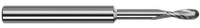 2 FL - 0.0781 (5/64)" CUTTER DIA X 0.2340 (15/64)" LOC X 0.6250 (5/8)" REACH, 976278