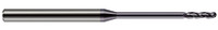 3 FL - 0.0200 (.5 MM)" CUTTER DIA X 0.1000" LOC X 0.2000" REACH - ALTIN COATED, 13820-C3