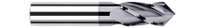 0.0937 (3/32)" CUTTER DIA X 0.3750 (3/8)" LOC X 60° INCLUDED - 4 FL - ALTIN COATED, 15406-C3
