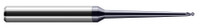 2 FL - 0.0620 (1/16)" CUTTER DIA X 0.0930 (3/32)" LOC X 2° 2.0000 (2)" TAPER REACH  - ALTIN NANO COATED, 18862-C6