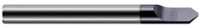 0.1875 (3/16)" SHANK DIA X 0.0100" FLAT X 30° INCLUDED  - 1 FL - ALTIN COATED, 25220-C3