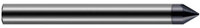 0.1250 (1/8)" SHANK DIA X 0.0050" FLAT X 45° INCLUDED  - 2 FL - ALTIN NANO COATED, 811608-C6