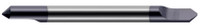 0.1250 (1/8)" SHANK DIA X 0.0150 (1/64)" FLAT X 60° INCLUDED  DE - 1 FL - ALTIN COATED, 829308-C3