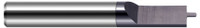 0.2500 (1/4)" SHANK DIA X 0.0450" RADIUS X 0° INCLUDED  - 1 FL - ALTIN COATED, 841390-C3