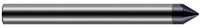 0.2500 (1/4)" SHANK DIA X 0.0050" RADIUS X 90° INCLUDED  - 2 FL - ALTIN NANO COATED, 853116-C6