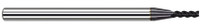 4 FL - 0.1875 (3/16)" CUTTER DIA X 0.0450" RADIUS X 0.5620 (9/16)" LOC  - ALTIN NANO COATED, 864512-C6
