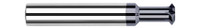 0.1250 (1/8)" CUTTER DIA X 0.0050" RADIUS X 0.0420" WIDTH X 0.1870 (3/16)" NECK LENGTH - 60° INCLUDED ANGLE - 4 FL - ALTIN COATED, 922508-C3