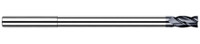 4 FL - 0.2500 (1/4)" CUTTER DIA X 0.3750 (3/8)" LOC X 4.3750 (4-3/8)" REACH - ALTIN COATED, 991916-C3