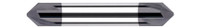 0.3750 (3/8)" SHANK DIA X 20° PER SIDE  DE- 2 FL - ALTIN COATED, 998320-C3
