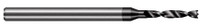 3.454 MM DRILL DIA X 23.000 mm" FLUTE LENGTH - 2 FL - AMORPHOUS DIAMOND COATED, BSW1360-C4