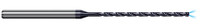 2.778 MM DRILL DIA X 60.000 mm" FLUTE LENGTH - 2 FL - ALTIN COATED, CXZ1093-C3