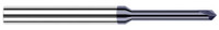 0.1180" (3 mm) Neck DIA x 0.5910" Reach x 45° per side - 2 FL - AlTiN Coated