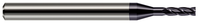 4 FL - 0.0200" (.5 mm) Cutter DIA x 0.0600" LOC x 0.1000" Reach - AlTiN Coated