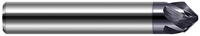 0.1875" (3/16) Shank DIA x 45° per side - 5 Helical FL - AlTiN Coated