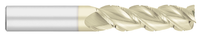 3 FL - 0.1250" (1/8) Cutter DIA x 0.0150" (1/64) Radius x 0.7500" (3/4) LOC  - ZrN Coated