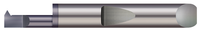 Quick Change -  Left Hand  - 0.2220" Min Bore DIA x 0.600" Max Bore Depth x 0.0450" Projection x 2.00" (2) OAL x 0.002" Corner Radius  #13-56 - AlTiN Coated