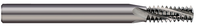 5/16-18 - 0.2350" Cutter DIA x 0.625" (5/8) LOC - 3 FL