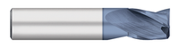 0.0469" (3/64) Cutter DIA x 0.0938" Length of Cut Carbide Square End Mill, 3 Flutes, AlTiN Coated