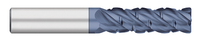 0.7500" (3/4) Cutter DIA x 0.0300" Radius x 2.2500" (2-1/4) Length of Cut Carbide Corner Radius Rougher, 4 Flutes, AlTiN Coated