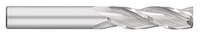 0.5000" (1/2) Cutter DIA x 2.0000" (2) Length of Cut Carbide Square End Mill, 3 Flutes, Uncoated