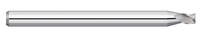 0.0100" Cutter DIA x 0.0150" (1/64) Length of Cut Carbide Square End Mill, 3 Flutes, Uncoated