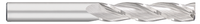 0.2500" (1/4) Cutter DIA x 0.0050" Radius x 1.5000" (1-1/2) Length of Cut Carbide Corner Radius End Mill, 3 Flutes, Uncoated