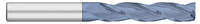 0.3125" (5/16) Cutter DIA x 1.6250" (1-5/8) Length of Cut Carbide Square End Mill, 3 Flutes, AlTiN Coated