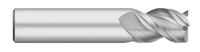 0.5000" (1/2) Cutter DIA x 0.6250" (5/8) Length of Cut Carbide Square End Mill for Aluminum, 3 Flutes, Uncoated