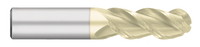 0.1875" (3/16) Cutter DIA x 0.7500" (3/4) Length of Cut Carbide Ball End Mill for Aluminum, 3 Flutes, Uncoated