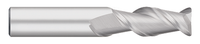 0.3750" (3/8) Cutter DIA x 0.0600" Radius x 1.0000" (1) Length of Cut Carbide Corner Radius End Mill for Aluminum, 2 Flutes, Uncoated