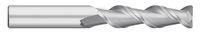 0.5000" (1/2) Cutter DIA x 0.1250" (1/8) Radius x 2.0000" (2) Length of Cut Carbide Corner Radius End Mill for Aluminum, 2 Flutes, Uncoated